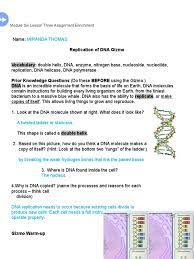 As students worked with their groups i had to make sure to walk around and help them with an example. Biology Modulesixlessonthreepathwaythreeactivity Redo Doc Nucleotides Dna