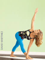 Turn Up The Torque Revolved Triangle Yoga Poses Poses Triangle Pose