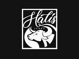 Halis Beef Jerky Logo Cow Logo Illustration Design Logo Design