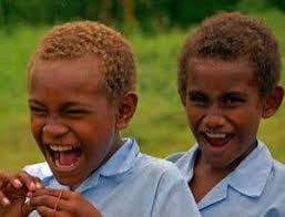 Naturally blonde hair and dark skin. Blonde Hair Evolved Independently In Pacific Islands New Scientist