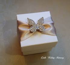 Sparkling Diamante Butterfly Wedding Favour Box Etsy In 2020 Butterfly Wedding Favors Gifts Butterfly Wedding