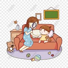 Jugando juegos de computadora imágenes gráficas png descarga gratuita, categoría: Mama Y Ninos Dibujados A Mano De Dibujos Animados Haciendo Juego Imagenes De Graficos Png Gratis Lovepik