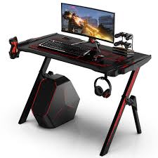 And at full expansion, it's still strong enough to lift even the most epic gaming setup. Gaming Desk Gaming Table Home Computer Desk Carbon Fiber Surface With Cup Holder And Headphone Hook Gamer Workstation Game Table 47 43 3 Inch Walmart Com Walmart Com