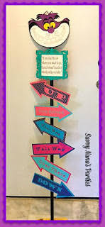The arrows are done using . Diy Alice In Wonderland Directional Sign Post Free Printable Arrows Savvy Nana