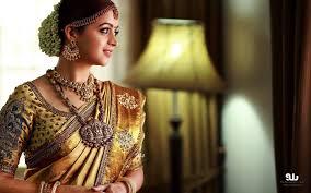 The Celebrity Wedding Of Actress Bhavana With Producer Naveen South Indian Bride Indian Bride South Indian Bridal Jewellery