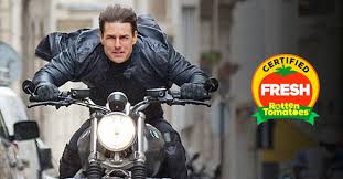 I won't let you down. Mission Impossible Fallout Is Certified Fresh Rotten Tomatoes Movie And Tv News
