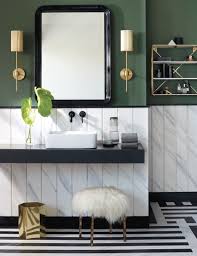 Modern Bathroom Forest Green Wall Color Is Speaking To Me Bathroomdesigns Green Bathroom Decor Green Bathroom Colors Eclectic Bathroom