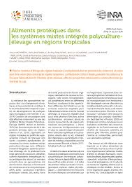 Pdf Aliments Proteiques Dans Les Systemes Mixtes Integres Polyculture Elevage En Regions Tropicales