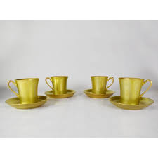 Elegant Vintage Demitasse Espresso Cup And Saucer Set Of 7 Arabia Finl –  Zsinta