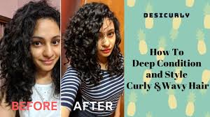 The arginine complex reduces breakage and makes the hair stronger, while the ferment oil hair. How To Deep Condition And Style Natural Curly Wavy Hair Indian Curly Hair Desicurly Youtube