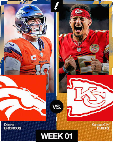 The Broncos vs. Chiefs will be this season's first Monday Night Football  matchup to finish out Week 1 🔥 The divisional battle will be played on  Sept. 14, but the game site