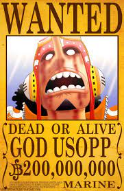Poster daftar buronan one piece. God Usopp Wanted Poster By Larryficarts On Deviantart Usopp One Piece Drawing Manga Anime One Piece