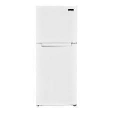 Magic Chef 10 1 Cu Ft Top Freezer Refrigerator In White Hmdr1000we The Home Depot In 2020 Top Freezer Refrigerator Retro Refrigerator Magic Chef