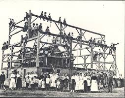 We are asking if any local. A Kirkwood Bungalow Barn Raising Talkoot And Harvest Days Amish Barns Barn Best Barns