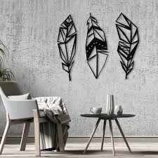 Geofeathers Metal Wall Decor Metal Wall Decor Metal Wall Etsy In 2020 Metal Decor Wall Decor Metal Walls