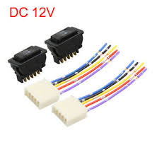 The harness' length is approximately 20 inches, or 19 inches of wiring. 4 In 1 Dc 12v 5 Pin Car Power Window Switch With Wiring Harness Socket Adapter Ebay
