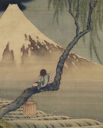 Katsushika Hokusai Boy Viewing Mount Fuji Detail 1839 Japanese Art Japanese Art Prints Hokusai Paintings