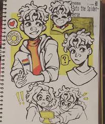 Megs V Instagram Happy Late Valentine S Day Just Some Doodles Of My Ocs Gabe And Penny I M Always Ridiculously Cartoon Art Styles Cartoon Art Cute Art