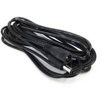 2 Pack 5m Black DC Extension Cable with Male to Female 5.5mm x 2.5mm  Connectors, 12V 5.5mm x 2.5mm Barrel Plug