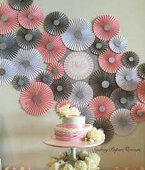 Cream Peach Paper Fans Etsy Paper Fans Paper Fans Wedding Paper Rosettes