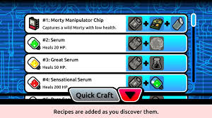 In pocket morty game you will find 70 types of pocket recipes.in this, we are telling you about the pocket mortys combine guide and pocket mortys combine list.you can collect all of the multiverse mortys when you have captured wild mortys by using morty manipulator chip. Pocket Mortys Recipes Full Recipe List And Crafting Guide Android Authority