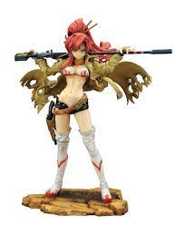 Amazon.com: Alter Gurren Lagann: Mysterious Bounty Hunter Yoko Littner PVC  Figure (1:8 Scale) : Toys & Games