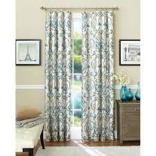 This is an original set featuring four modern coordinating nature inspired designs. Better Homes Gardens Ikat Scroll Curtain Panel Walmart Com Walmart Com