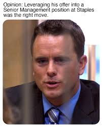 Say what you will about Michael Scott, but he would never do that.