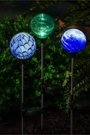 Wholesale 20 5 H Solar Glass Garden Stake 3 Asst Art Glass Stone Solar Garden Stakes Glass Garden Garden Stakes