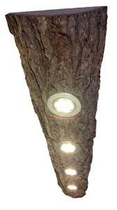 Wood Hanging Lamp Larch Semicircular Rustic 120 Cm With 4 Led Etsy In 2021 Hanging Lamp Lamp Barn Lighting