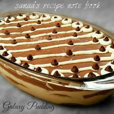 Galaxy Pudding Sanaa S Recipe Note Book Original Signature Recipes Cooking Recipes Desserts Arabic Sweets Recipes Dessert Recipes