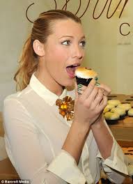 Blake Lively the golden girl bakes up a batch cupcakes for charity