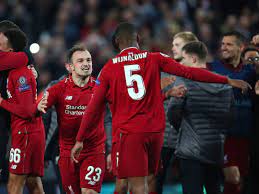 Liverpool leave xherdan shaqiri out of red star belgrade trip due to political tensions. Xherdan Shaqiri Lifts Lid On Liverpool Dressing Room Celebrations After Barcelona Victory Mirror Online