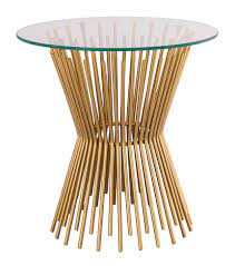 A classic glass side table can give your space a sense of glamour. Grace Glass Side Table By Inspire Me Home Decor Tov Furniture