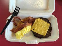 Include a grilled cheese breakfast sandwich with ham, sausage, or bacon; Low Carb Carls Jr Breakfast Burger Fast Food Breakfast Low Carb Menus Breakfast Burger