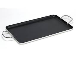 Flat Grill Pan Griddles Grill Skillet Double Burner