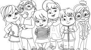 Give them printable alvin and the chipmunks coloring pages for boys or girls. Pin On Zixin 22 09 18