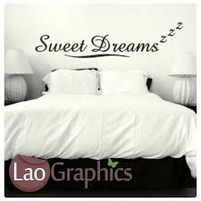 Order your favourite wall sticker easily online. Sweet Dreams Bedroom Quote Vinyl Quote Wall Stickers Home Decor Art Decals Laographics