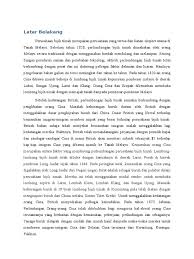 Jelaskan perkembangan perlombongan bijih timah pada abad ke 19 di kawasan larut. Kaedah Perlombongan Selepas Kedatangan British Docx