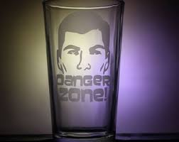 Pam Glass, Archer, Engraved Pint, Etched, Whiskey, Wine, Personalized,  Customized