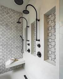 This tile offers frost resistance and water resistance, making it a great choice for your outdoor space. Stoneimpressions A Sleek Modern Master Bath With A Touch Of Spanish Style Patterned Tile Design By Gossettco And Barroncustomdesign Pattern Is Oasis From Our In Stock Collection Facebook