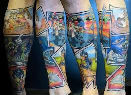 Marvin the martian tattoos that you can filter by style, body part and size, and order by date or score. 40 Marvin The Martian Tattoo Designs For Men Cartoon Ink Ideas