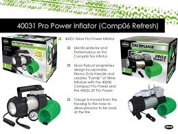 The pro power tire inflator from slime is a packable, heavy duty compressor that is ready for action. 40032 Tire Inflator Comp03 Refresh Ppt Download