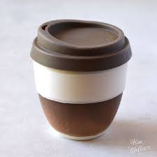 Another option is a reusable bamboo coffee cup. Rust Reusable Ceramic Coffee Cup Ceramic Takeaway Coffee Cup