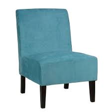 Cortesi Home Chicco Accent Side Chair Blue Accent Chairs Armless Accent Chair Accent Side Chair