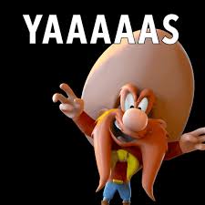 happy, excited, yas, looney tunes, yaaas, yaas, mayhem, yosemite sam,  yaaaas, yaaaaas, looneytuneswom, world of mayhem – GIF