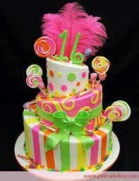 Birthday Cake For Grandma And Granddaughter Pin By Patricia Wilson On Party Shizz Sweet 16 Candy Sweet Sixteen Cakes Sweet 16 Birthday Cake