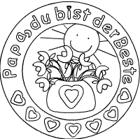 Fur Dich Basteln Im Kidsweb De Vatertag Muttertag Malvorlagen Papa Tag
