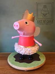 3d Peppa Pig The Fairy Princess Cake Complete With Edible Wings And Wafer Paper Skirt Peppa Pig Birthday Peppa Pig Cake Fairy Princess Cake