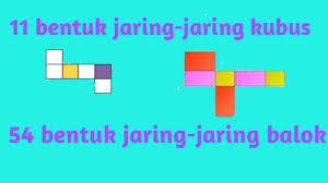 Kubus coklat dan kubus hijau memiliki panjang rusuk 15 cm dan ditempelkan sejajar sehingga membentuk balok. Jaring Jaring Kubus Dan Balok Youtube
